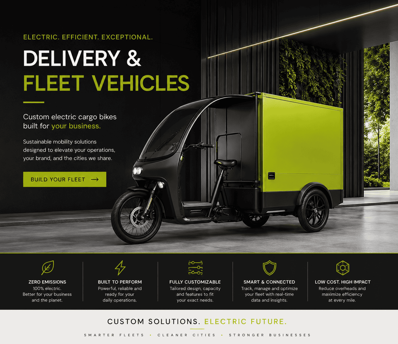 Home electric cargo delivery
